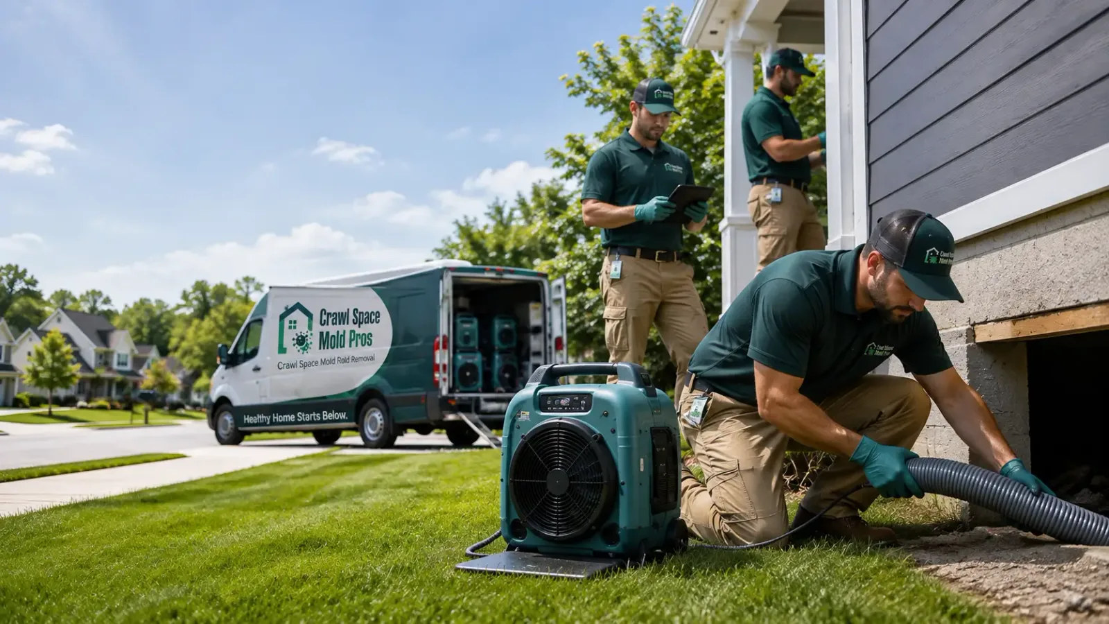 Crawl Space Mold Removal in Burtrum, MN